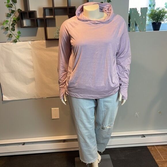 Athleisure Lila Pullover Brushed Tech Stretch thumbholes Active Size 2X - Picture 8 of 8